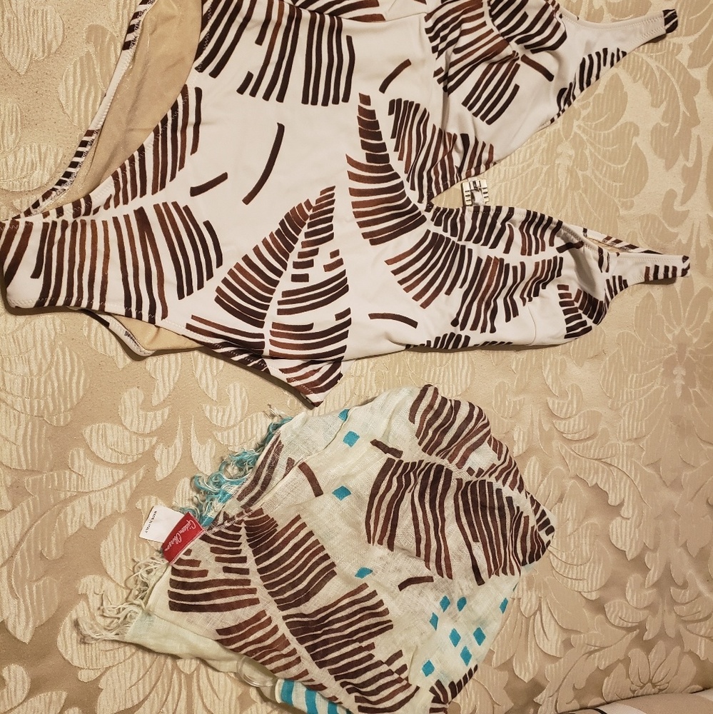 Beautiful one piece with wrap